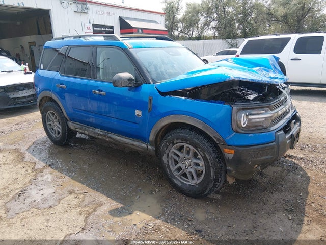 2025 Ford Bronco Sport Big Bend მანქანა იყიდება აუქციონზე, vin: 3FMCR9BNXSRF13173, აუქციონის ნომერი: 45769510
