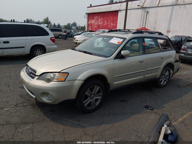 45769553 :رقم المزاد ، 4S4BP86C154344498 vin ، 2005 Subaru Outback 3.0r L.l. Bean Edition مزاد بيع