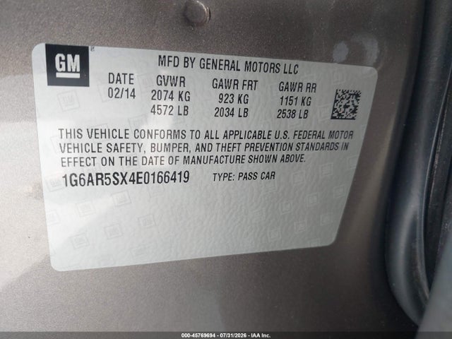 Cadillac CTS LUXURY 2014 1G6AR5SX4E0166419 Image 9