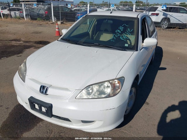 Продаж на аукціоні авто 2005 Honda Civic Hybrid, vin: JHMES966X5S009251, номер лоту: 45769817