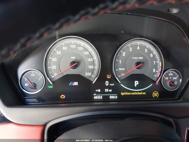 2016 Bmw M4 მანქანა იყიდება აუქციონზე, vin: WBS3R9C59GK336848, აუქციონის ნომერი: 45769967