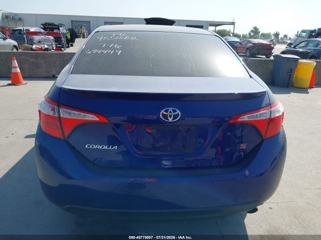 Продажа на аукционе авто 2016 Toyota Corolla S Plus, vin: 2T1BURHE4GC694449, номер лота: 45770007