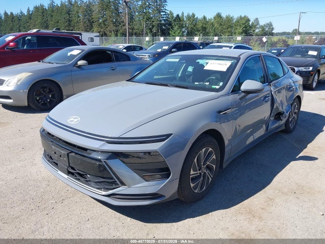 KMHL24JJ9TA147529 Hyundai Sonata Hybrid Blue