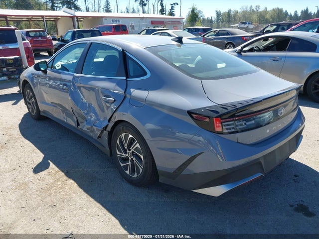 KMHL24JJ9TA147529 Hyundai Sonata Hybrid Blue