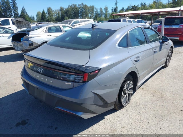 KMHL24JJ9TA147529 Hyundai Sonata Hybrid Blue