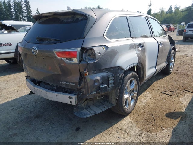 Продаж на аукціоні авто 2015 Toyota Highlander Limited Platinum V6, vin: 5TDDKRFH9FS148618, номер лоту: 45770115