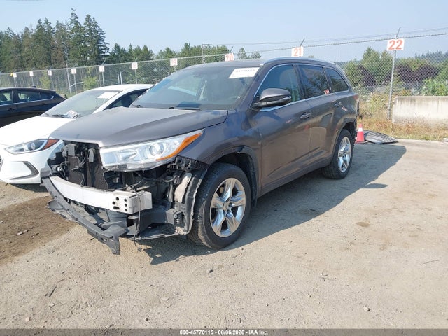 Продаж на аукціоні авто 2015 Toyota Highlander Limited Platinum V6, vin: 5TDDKRFH9FS148618, номер лоту: 45770115
