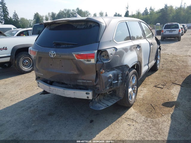 Продаж на аукціоні авто 2015 Toyota Highlander Limited Platinum V6, vin: 5TDDKRFH9FS148618, номер лоту: 45770115