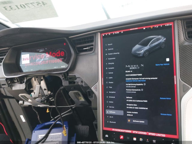 Продаж на аукціоні авто 2018 Tesla Model X 100d/75d/p100d, vin: 5YJXCDE26JF119665, номер лоту: 45770133