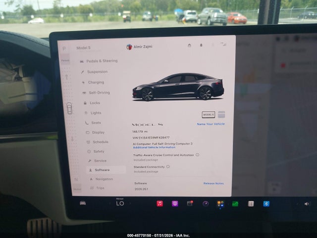 Aukcja sprzedaży 2021 Tesla Model S Long Range Dual Motor All-wheel Drive, vin: 5YJSA1E59MF428477, numer aukcji: 45770150