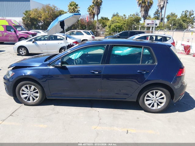 2018 Volkswagen Golf Tsi S/tsi Se მანქანა იყიდება აუქციონზე, vin: 3VWG17AU9JM275514, აუქციონის ნომერი: 45770223