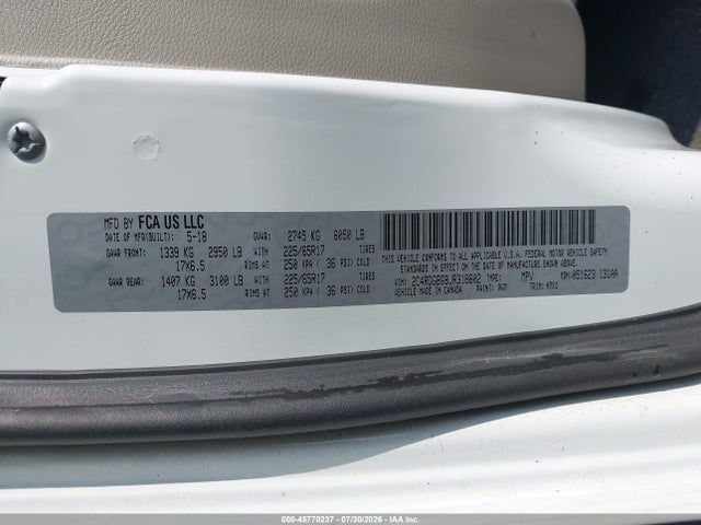 Dodge Grand Caravan Se 2018 2C4RDGBG8JR318602 Image 9