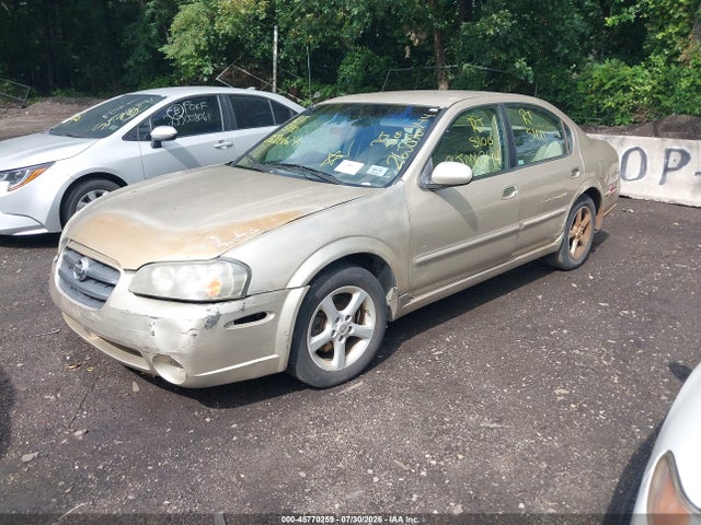 Продаж на аукціоні авто 2002 Nissan Maxima Gxe, vin: JN1DA31D62T206185, номер лоту: 45770259