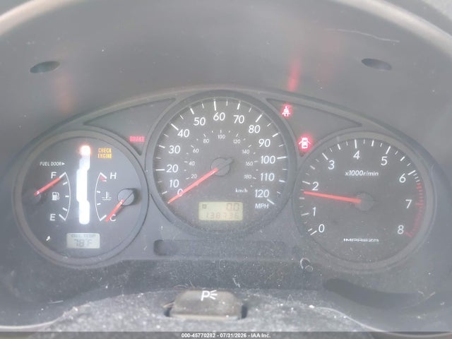 Aukcja sprzedaży 2007 Subaru Impreza 2.5i, vin: JF1GG61687H804080, numer aukcji: 45770282
