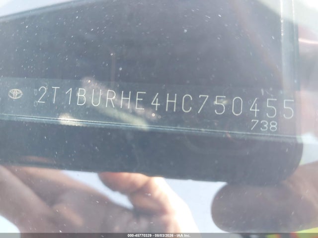 Toyota COROLLA SE 2017 2T1BURHE4HC750455 Image 9