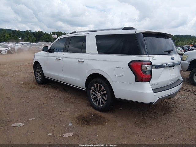 45770356 :رقم المزاد ، 1FMJK1KT3JEA05074 vin ، 2018 Ford Expedition Max Limited مزاد بيع