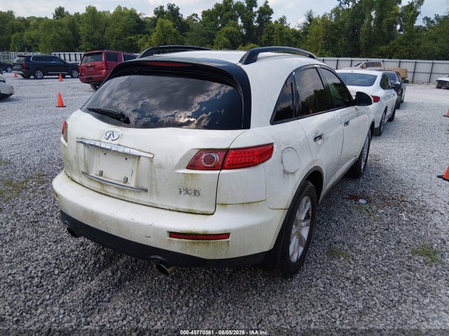 45770361 :رقم المزاد ، JNRAS08W45X221123 vin ، 2005 Infiniti Fx35 مزاد بيع