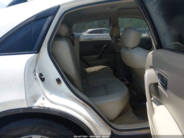 45770361 :رقم المزاد ، JNRAS08W45X221123 vin ، 2005 Infiniti Fx35 مزاد بيع
