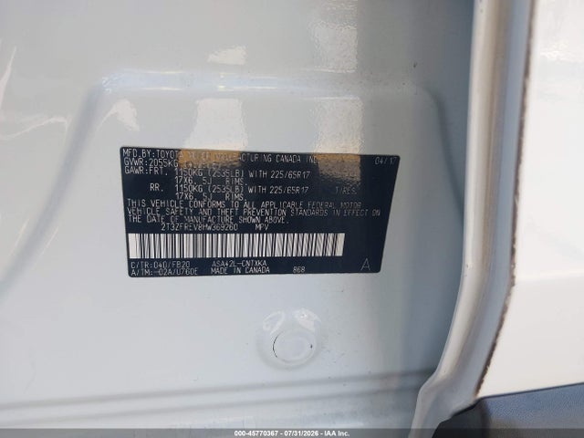 Продаж на аукціоні авто 2017 Toyota Rav4 Le, vin: 2T3ZFREV8HW369260, номер лоту: 45770367