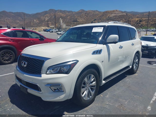 2015 Infiniti Qx80 მანქანა იყიდება აუქციონზე, vin: JN8AZ2NF9F9570090, აუქციონის ნომერი: 45770400