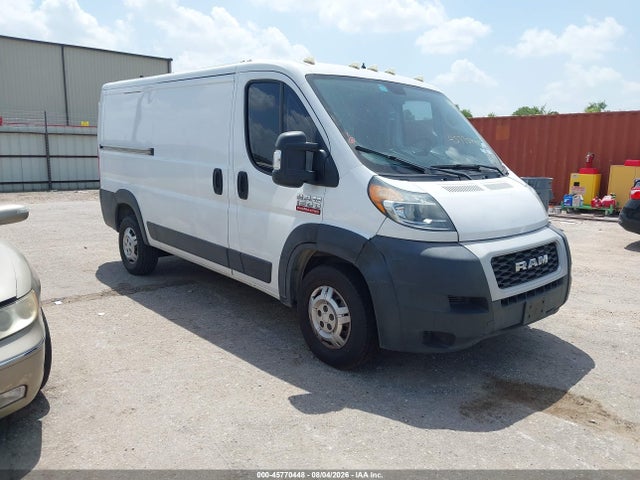 2019 Ram Promaster 1500 Low Roof 136 Wb მანქანა იყიდება აუქციონზე, vin: 3C6TRVAG7KE559493, აუქციონის ნომერი: 45770448