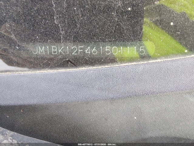 45770512 :رقم المزاد ، JM1BK12F461501115 vin ، 2006 Mazda Mazda3 I Touring مزاد بيع