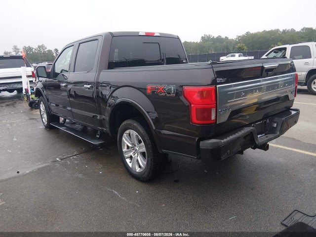 Продаж на аукціоні авто 2018 Ford F-150 Platinum, vin: 1FTFW1E14JFD80068, номер лоту: 45770608