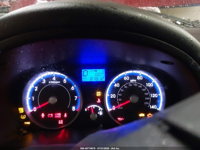 45770679 :رقم المزاد ، KMHCN4AC5AU494781 vin ، 2010 Hyundai Accent Gls مزاد بيع