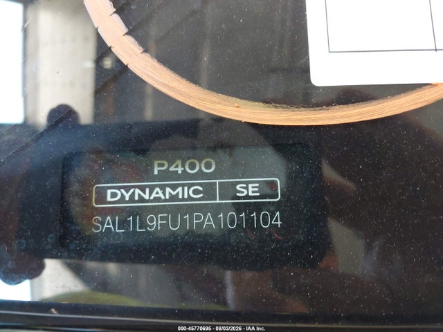 SAL1L9FU1PA101104 Land Rover Range Rover Sport Se Dynamic