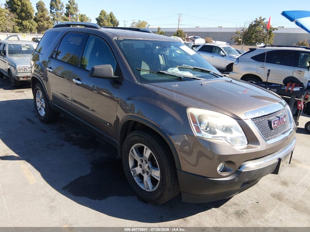 Aukcja sprzedaży 2009 Gmc Acadia Sle1, vin: 1GKER13D19J181699, numer aukcji: 45770807
