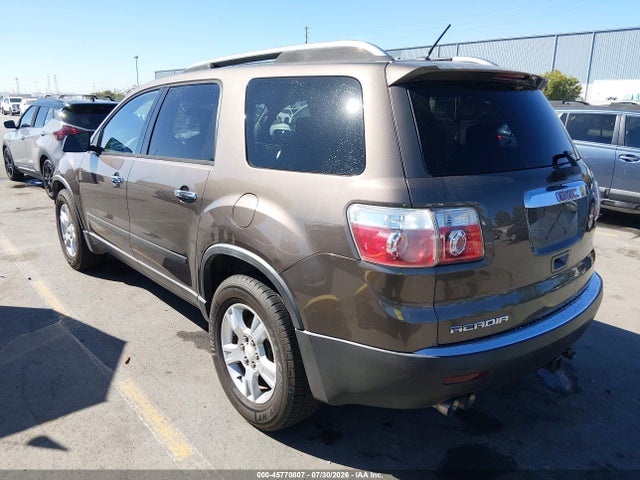 Продажа на аукционе авто 2009 Gmc Acadia Sle1, vin: 1GKER13D19J181699, номер лота: 45770807