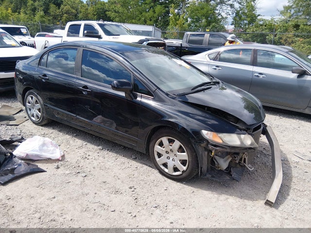45770828 :رقم المزاد ، 19XFA1F50AE086211 vin ، 2010 Honda Civic Lx مزاد بيع