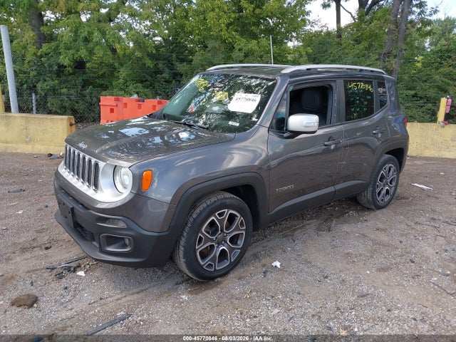 Aukcja sprzedaży 2017 Jeep Renegade Limited, vin: ZACCJADB1HPE55523, numer aukcji: 45770846