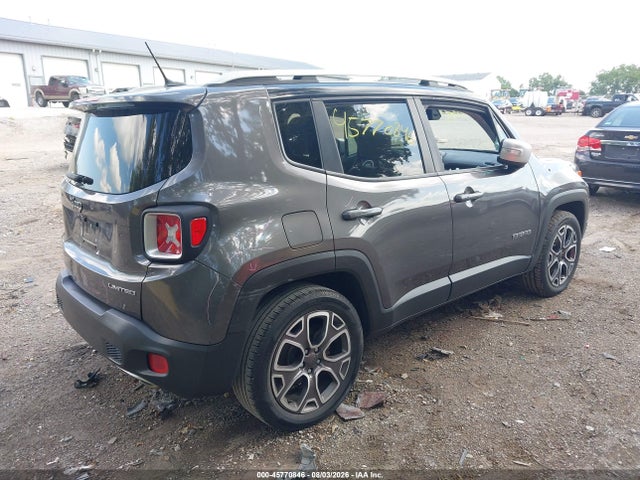 Aukcja sprzedaży 2017 Jeep Renegade Limited, vin: ZACCJADB1HPE55523, numer aukcji: 45770846
