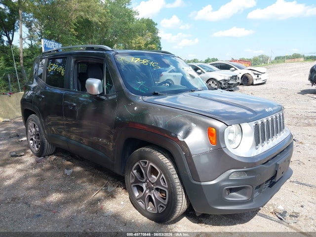 Aukcja sprzedaży 2017 Jeep Renegade Limited, vin: ZACCJADB1HPE55523, numer aukcji: 45770846