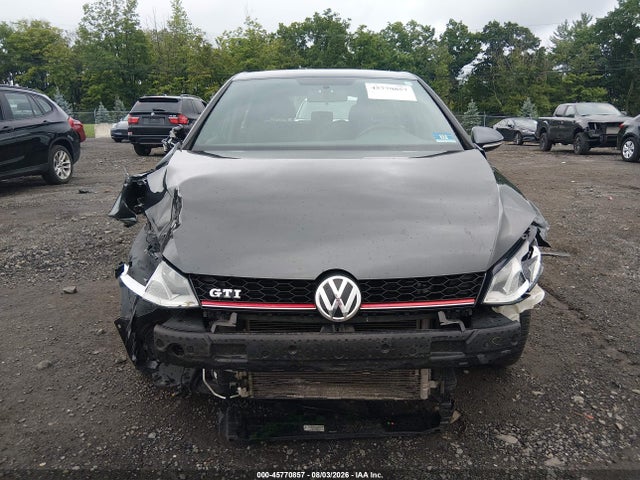 2017 Volkswagen Golf Gti Autobahn 4-door/s 4-door/se 4-door/sport 4-door მანქანა იყიდება აუქციონზე, vin: 3VW4T7AU1HM022145, აუქციონის ნომერი: 45770857