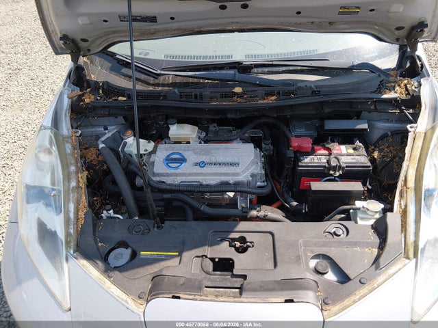 45770858 :رقم المزاد ، JN1AZ0CP7BT001105 vin ، 2011 Nissan Leaf Sl مزاد بيع