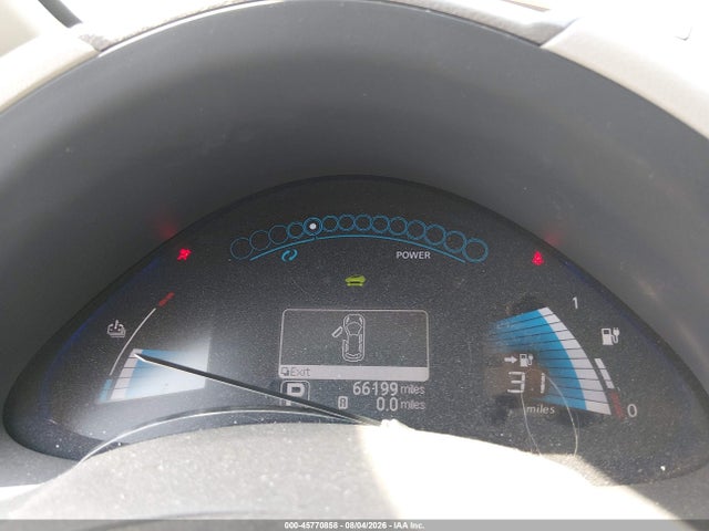 45770858 :رقم المزاد ، JN1AZ0CP7BT001105 vin ، 2011 Nissan Leaf Sl مزاد بيع