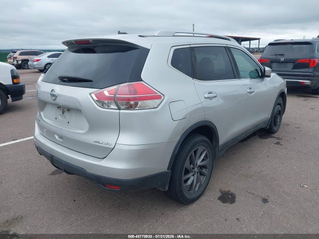 2016 Nissan Rogue Sl მანქანა იყიდება აუქციონზე, vin: 5N1AT2MV9GC841834, აუქციონის ნომერი: 45770930