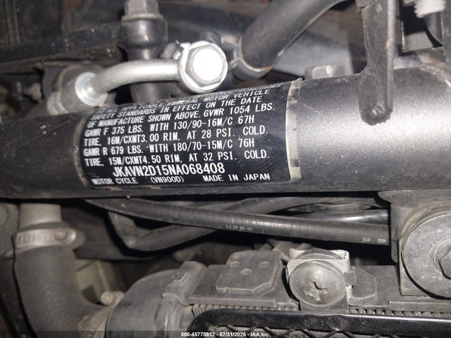 Kawasaki Vn900 D 2022 JKAVN2D15NA068408 Image 10