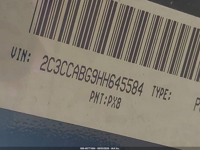 Aukcja sprzedaży 2017 Chrysler 300 S, vin: 2C3CCABG9HH645584, numer aukcji: 45771054