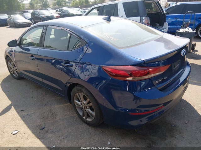 2018 Hyundai Elantra Sel მანქანა იყიდება აუქციონზე, vin: 5NPD84LF7JH348027, აუქციონის ნომერი: 45771095