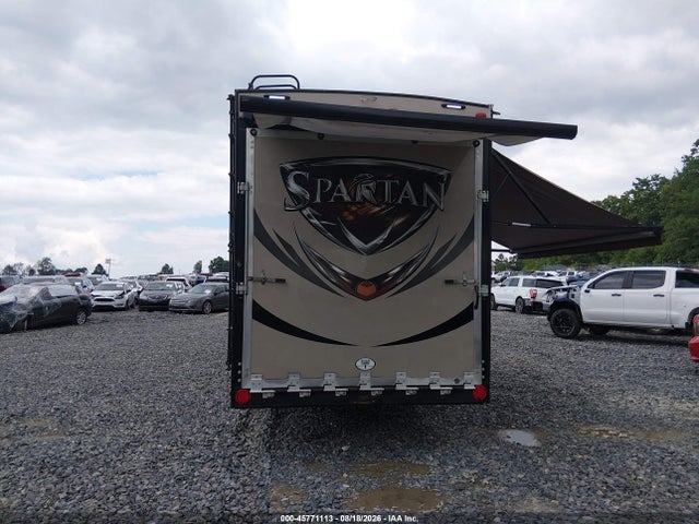 45771113 :رقم المزاد ، 5ZT3ST5F9FG300169 vin ، 2019 Forest River Spartan 1240x Toy Hauler 5th Whl Travel Trailer مزاد بيع