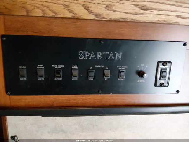 45771113 :رقم المزاد ، 5ZT3ST5F9FG300169 vin ، 2019 Forest River Spartan 1240x Toy Hauler 5th Whl Travel Trailer مزاد بيع