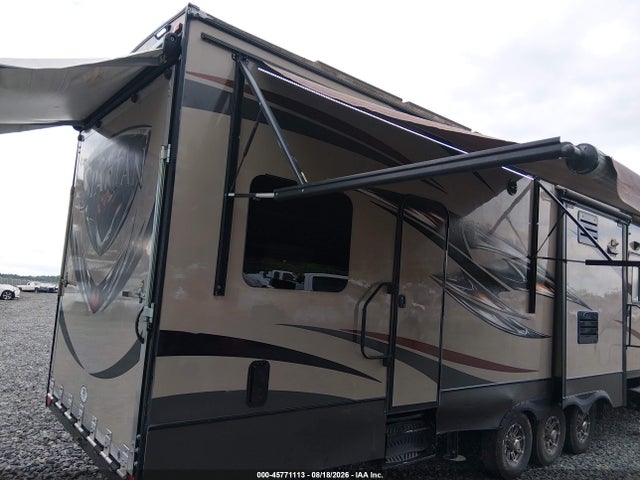 45771113 :رقم المزاد ، 5ZT3ST5F9FG300169 vin ، 2019 Forest River Spartan 1240x Toy Hauler 5th Whl Travel Trailer مزاد بيع