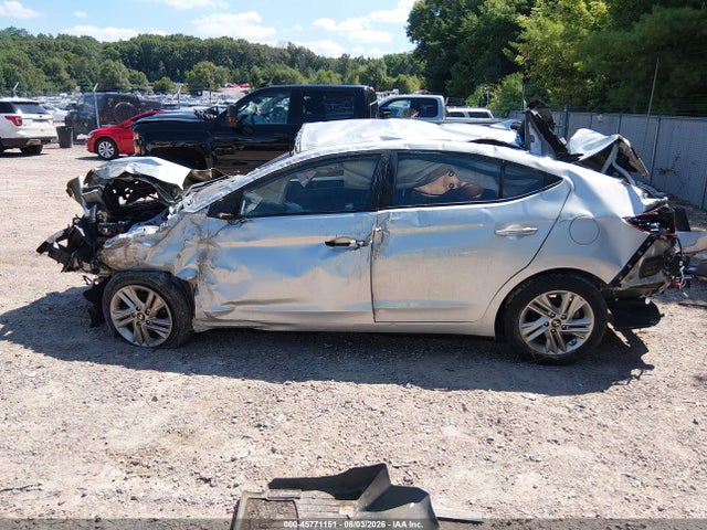 2019 Hyundai Elantra Sel მანქანა იყიდება აუქციონზე, vin: 5NPD84LF7KH443043, აუქციონის ნომერი: 45771151