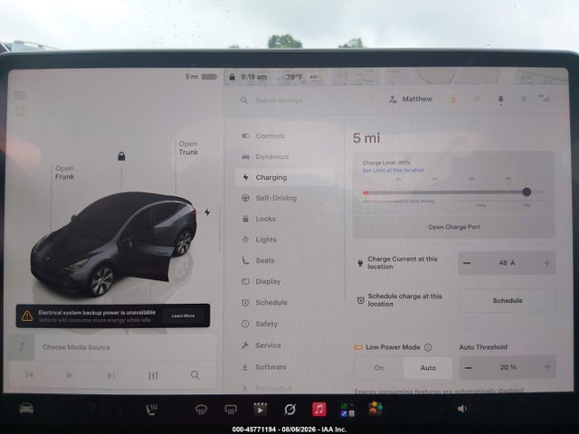 Aukcja sprzedaży 2023 Tesla Model Y, vin: 7SAYGDEE9PF855580, numer aukcji: 45771194
