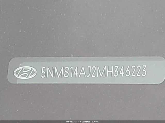Hyundai Santa Fe Se 2021 5NMS14AJ2MH346223 Image 9