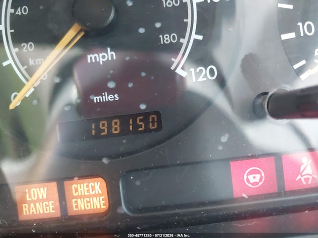 Aukcja sprzedaży 1998 Mercedes-benz Ml 320 Classic, vin: 4JGAB54E3WA015480, numer aukcji: 45771280
