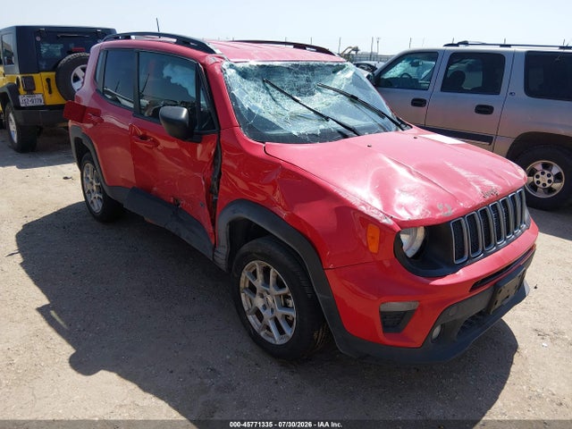 2022 Jeep Renegade Latitude 4x4 მანქანა იყიდება აუქციონზე, vin: ZACNJDB12NPN61959, აუქციონის ნომერი: 45771335